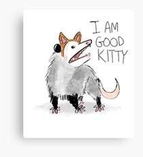 "I AM GOOD KITTY" Design Canvas Print