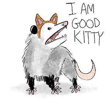Artwork thumbnail, "I AM GOOD KITTY" Design by Cinnabees