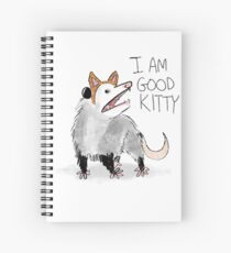 "I AM GOOD KITTY" Design Spiral Notebook