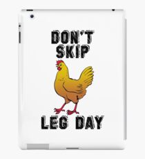Don't Skip Leg Day iPad Case/Skin