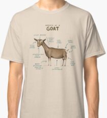 Anatomie einer Ziege Classic T-Shirt