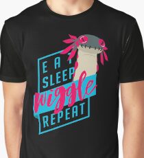 Eat. Sleep. WIGGLE. Repeat. - Monster Hunter Design Graphic T-Shirt