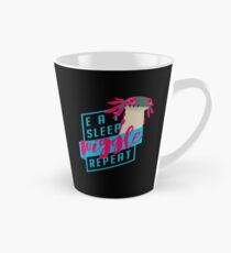 Essen. Schlaf. WACKELN. Wiederholen. - Monster Jäger Design Tasse (groß)