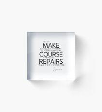 make course repairs - sophocles Acrylic Block