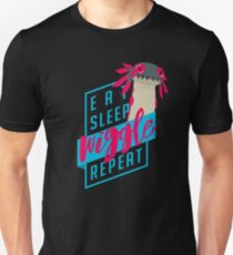 Eat. Sleep. WIGGLE. Repeat. - Monster Hunter Design Unisex T-Shirt