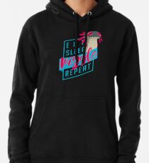 Eat. Sleep. WIGGLE. Repeat. - Monster Hunter Design Pullover Hoodie