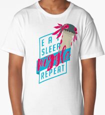 Eat. Sleep. WIGGLE. Repeat. - Monster Hunter Design Long T-Shirt