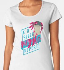 Eat. Sleep. WIGGLE. Repeat. - Monster Hunter Design Women's Premium T-Shirt