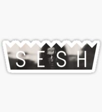 TEAM SESH - BONES - BLACK & WHITE Sticker