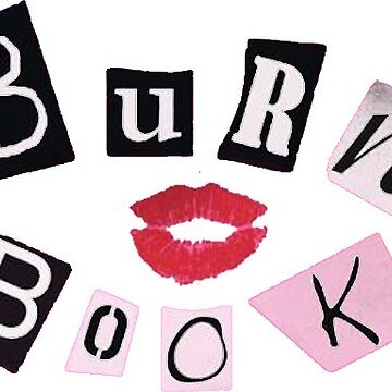 BURN BOOK - Mean Girls Sticker for Sale by Rad Merch