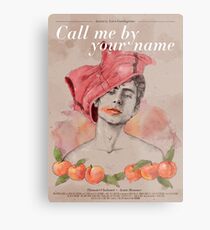 Lámina metálica Call me by your name (Luca Guadagnino, 2017)