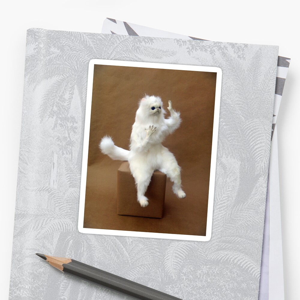 persian cat meme stuffed animal