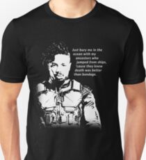 Erik Killmonger 'Bury Me' Memorable Famous Quote Unisex T-Shirt