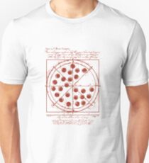 Vitruvian Pizza Unisex T-Shirt