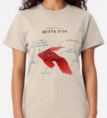Anatomy of a Betta Fish Classic T-Shirt