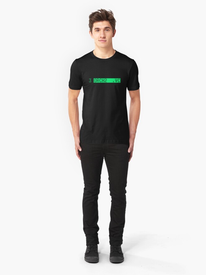 Alternate view of The Fairlight CMI's famous orchestra hit (stab): ORCH2 Slim Fit T-Shirt
