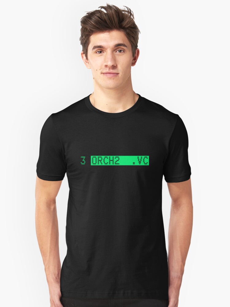 Alternate view of The Fairlight CMI's famous orchestra hit (stab): ORCH2 Slim Fit T-Shirt