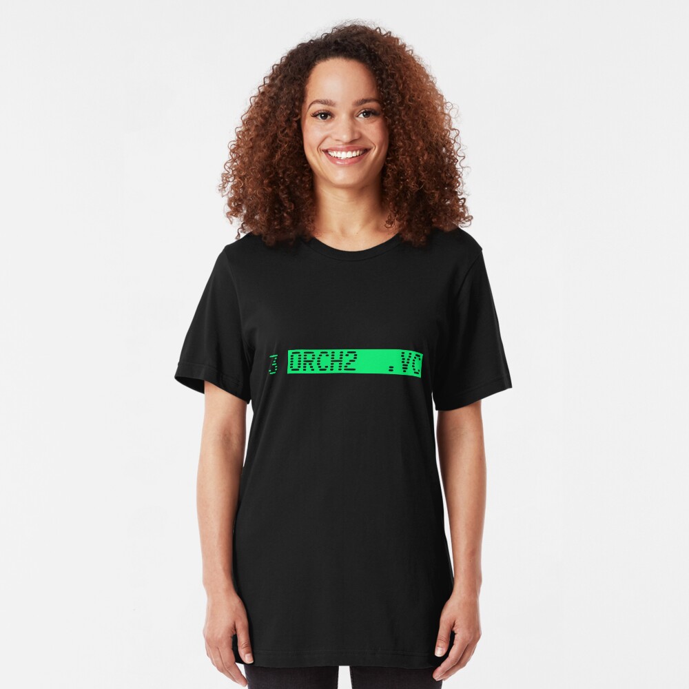The Fairlight CMI's famous orchestra hit (stab): ORCH2 Slim Fit T-Shirt