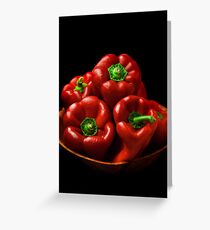 Capsicums Greeting Card