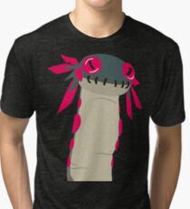 The Wiggle Worm from Monster Hunter World Tri-blend T-Shirt