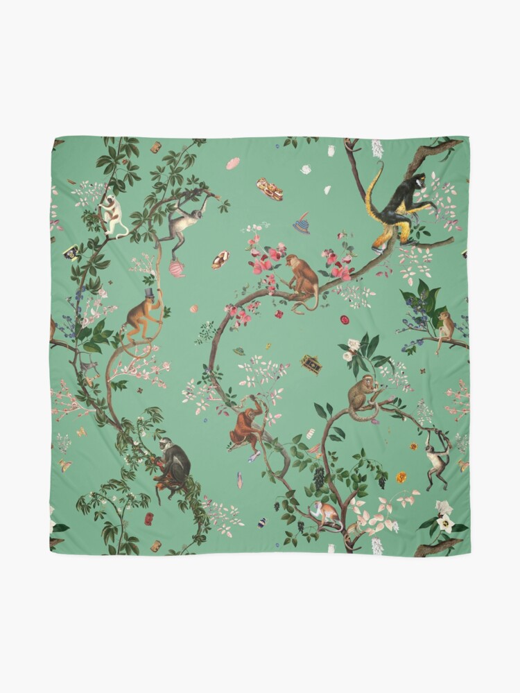 Alternate view of Monkey World Green Scarf