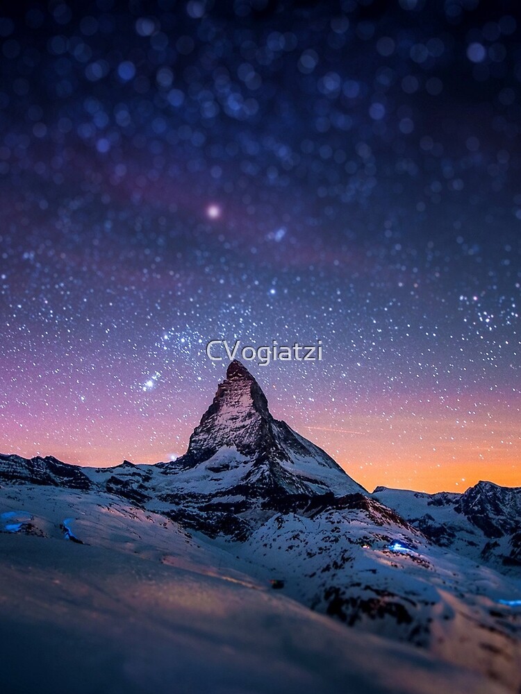Mountain Reach the Galaxy by CVogiatzi