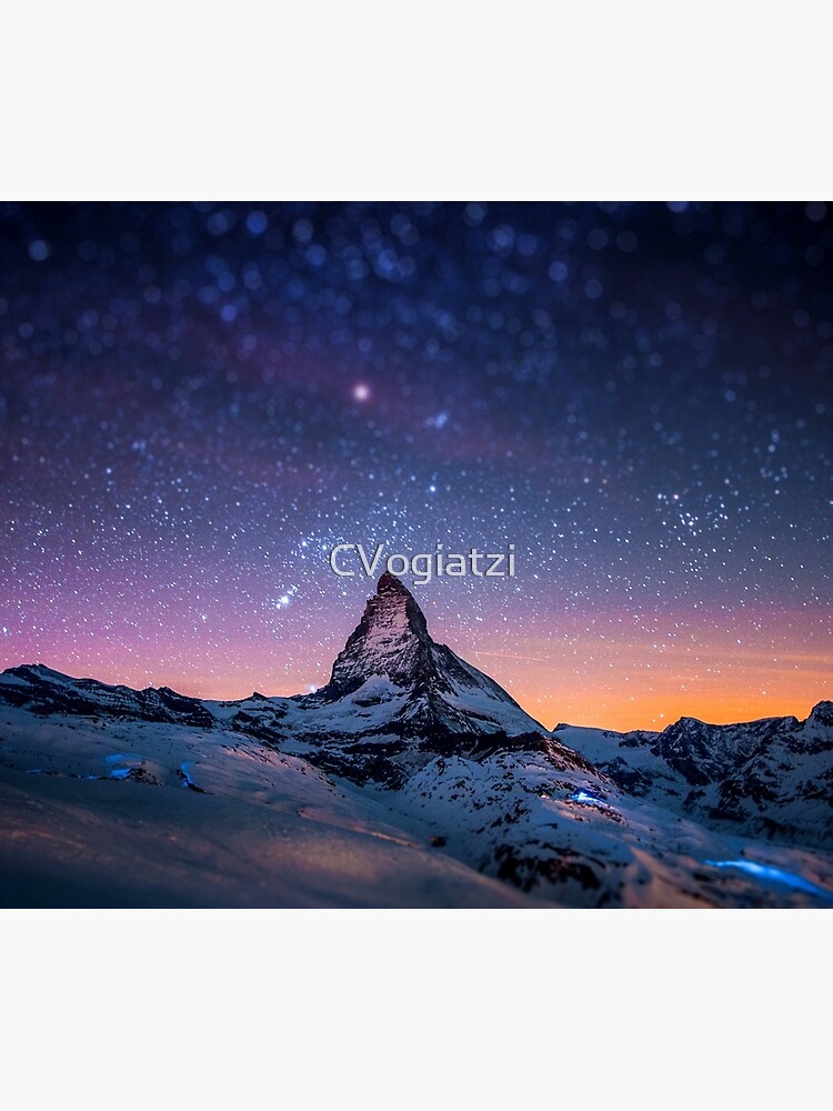 Mountain Reach the Galaxy by CVogiatzi
