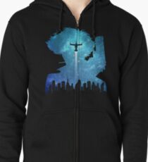 Sudadera con capucha y cremallera Vaquero del espacio
