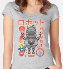 Robot 3.0 Women's Fitted Scoop T-Shirt