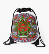 Ancient Mayan Calendar Drawstring Bag