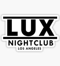 LUX (Black) Sticker