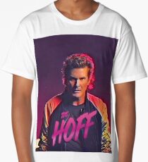 The Hoff - David Hasselhoff Retro Allover Patten Long T-Shirt