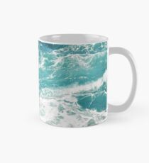 Taza clásica Olas azules del oceano
