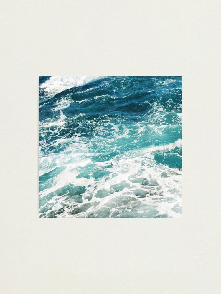 Alternate view of Blue Ocean Waves Photographic Print