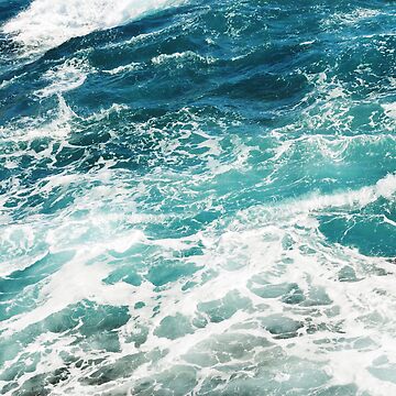 Artwork thumbnail, Blue Ocean Waves  by AlexandraStr