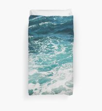 Blue Ocean Waves Duvet Cover
