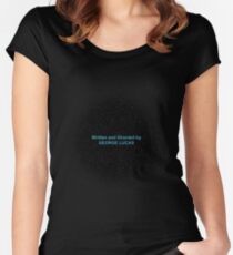 Written & Directed by George Lucas Women's Fitted Scoop T-Shirt