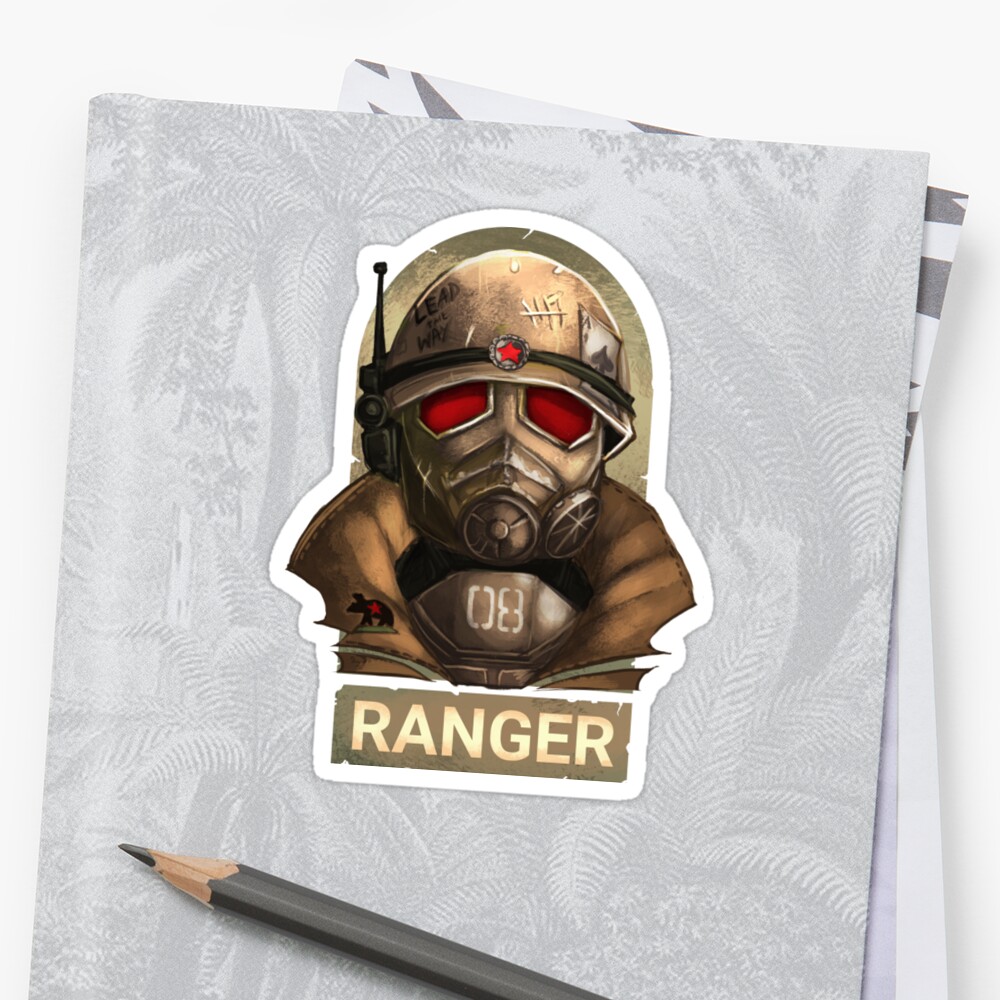 “Ranger Danger” Sticker by Drunkfu | Redbubble