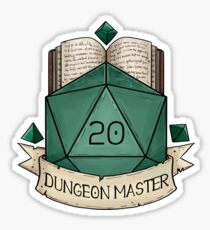 D&D - D20 - Dungeon Master Sticker