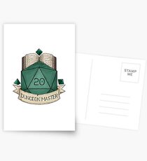 Postales D & D - D20 - Dungeon Master