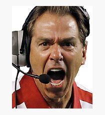 Nick Saban The Hulk Photographic Print