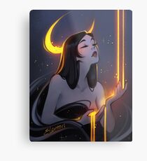 when the Moon met the Sun Metal Print