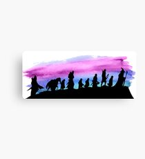 Watercolor Fellowship Canvas Print