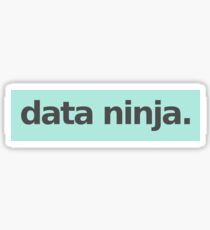 Data Ninja - Mint Sticker