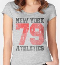 New York athletics 79 Women's Fitted Scoop T-Shirt