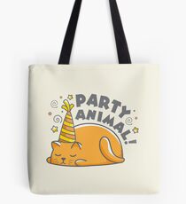 Cat Lover design | Party Animal Tote Bag