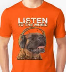 Dog Listen to the Music Unisex T-Shirt