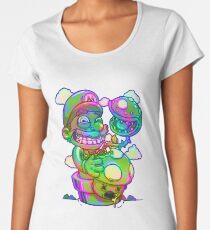Camiseta premium para mujer Trippy Mario