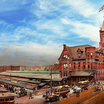 Train Station - Pensacola FL - The Louisville and Nashville Railroad 1900 iPhone  Case by Mike Savad - Mike Savad - Artist Website