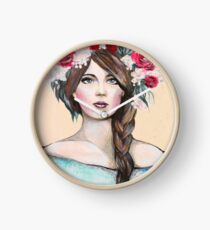 Crown of Roses Clock